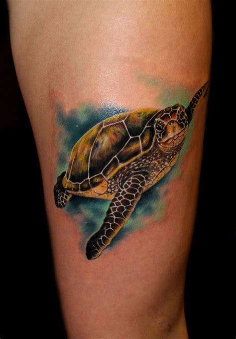 Pin By Area 51 Tattoo On Ocean Life Tattoos Turtle Tattoo Designs