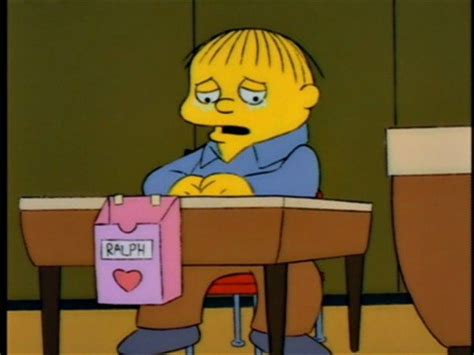 Only Ralph Wiggum Understands Valentine S Day The Simpsons Ralph