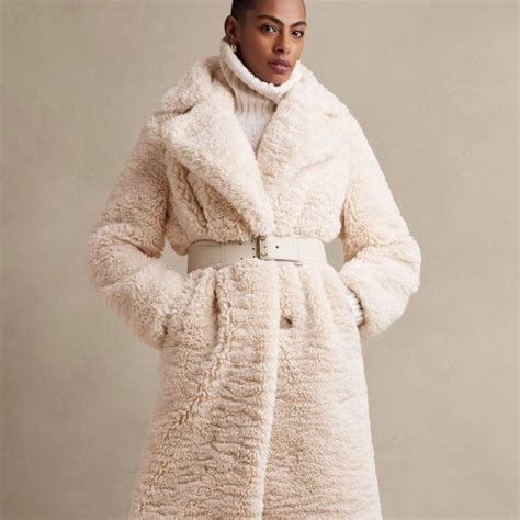 Sherpa Banana Republic Oversized Fit Coat In 2023 Fitted Coat