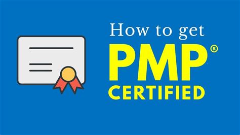 How To Get Pmp Certified Youtube