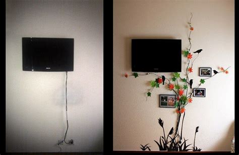 Creative Way To Cover Up Visible Cords Hide Tv Cords Hide Cables