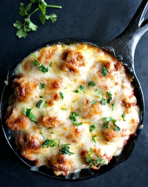 Shred the mozzarella as finely as possible so it will melt quickly. Baked Spaghetti and Meatballs Casserole - My Gorgeous Recipes