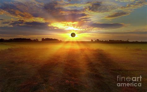 Eclipse At Sunrise Photograph By James Brey Fine Art America