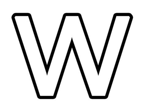 W Clip Art - ClipArt Best | Clip art, Art clipart, Lettering