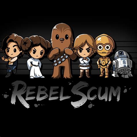 Rebel Scum Official Star Wars Tee Teeturtle