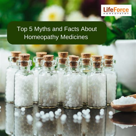 Top 5 Myths And Facts About Homeopathy Medicines Lifeforce
