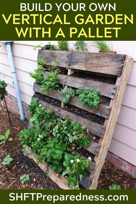 How To Build Your Own Vertical Garden With A Pallet Shtfpreparedness
