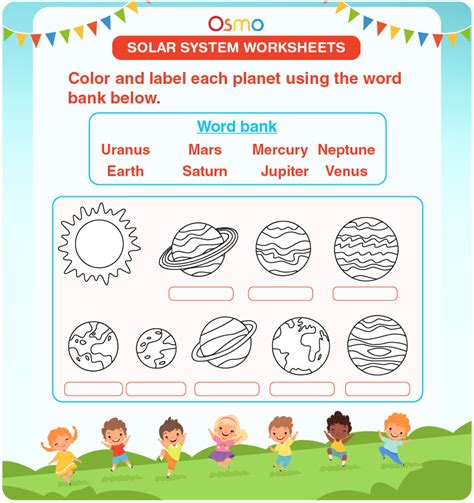 Solar System Worksheets Elementary