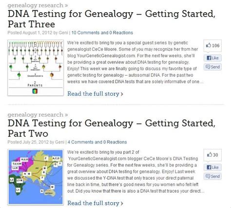 Links To Some Overviews On Dna Testing For Genealogy Dna Test Dna