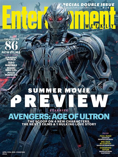 Avengers Age Of Ultron Cast Covers Entertainment Weekly