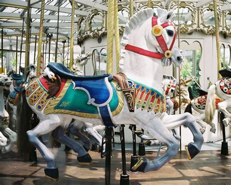 The 1906 Looff Carousel At Childrens Creativity Museum In San