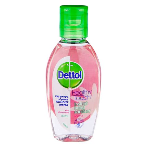 Dettol hand sanitizer gives 100% better germ protection. Dettol Instant Hand Sanitizer Chamomile 50ml