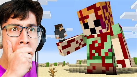 I Scared My Friend As Giant Alex In Minecraft Youtube