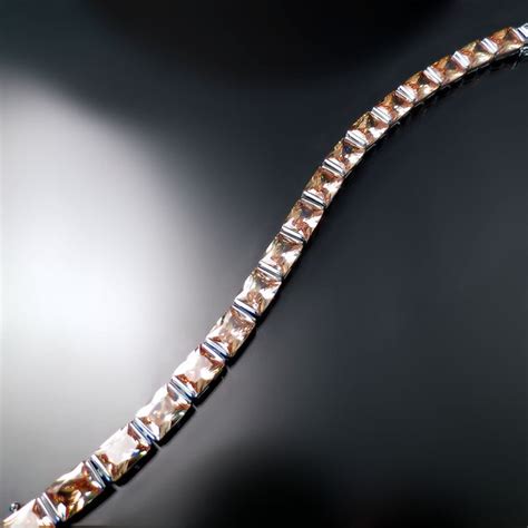 Champagne Cz Jewelry Bracelet Zoran Designs