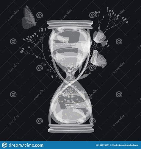 The Hourglass Of Eternity Stock Illustration Illustration Of Design