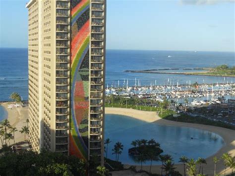 View From Tapa Tower Corner Suite Picture Of Hilton Hawaiian Village
