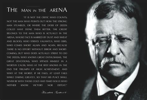 Theodore Roosevelt Man In The Arena Poster We Sell Pictures