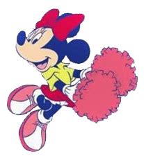 Minnie Cheerleader | Minnie, Minnie mouse, Minnie mouse background