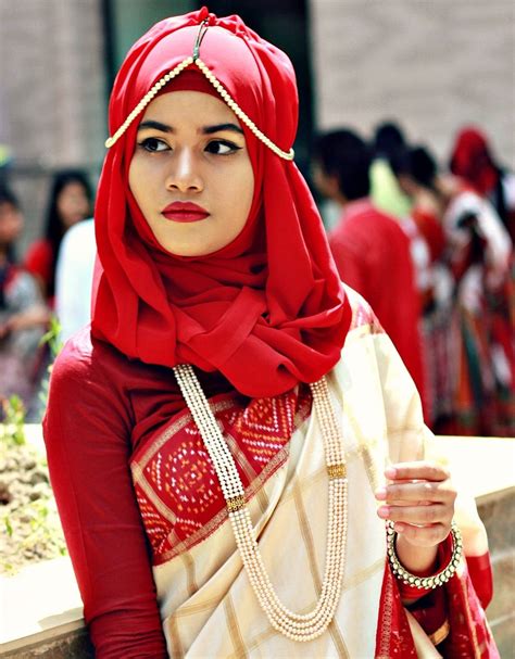 different hijab styles around world muslim women saree with hijab fashion