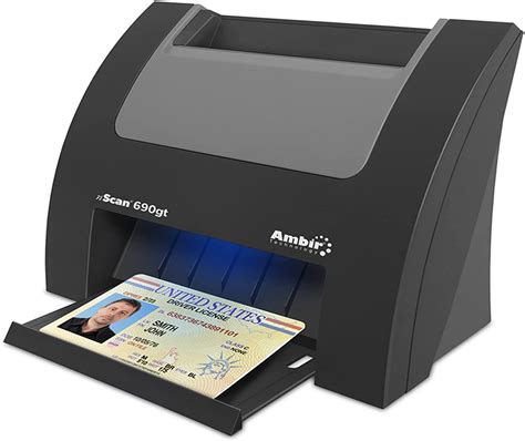 Ambir Nscan 690gt Double Sided Scanning Business Card Scanner Business