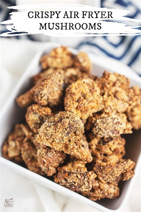 These Crispy Air Fryer Mushrooms are easy to prepare and make the perfect party appetizer reci ...