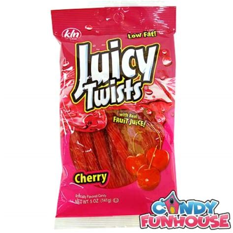 Juicy Twists Licorice Candy Cherry Candy Funhouse Ca