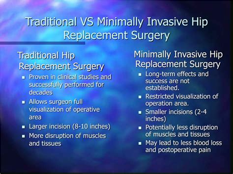 Ppt Minimally Invasive Hip Surgery Powerpoint Presentation Free