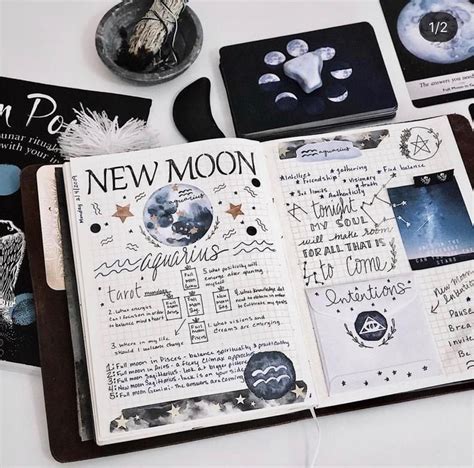 Zodiac Moons Bullet Journal And Planner Kit Etsy In 2020 Book Of