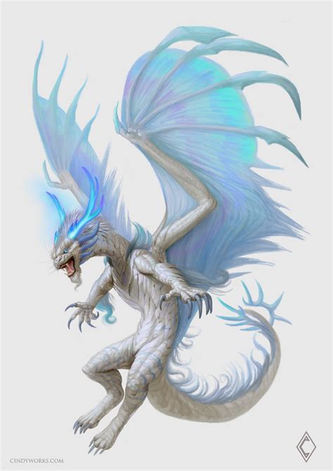 Light Dragon By Cindyworks On Deviantart Fantasy Dragon Art Fantasy