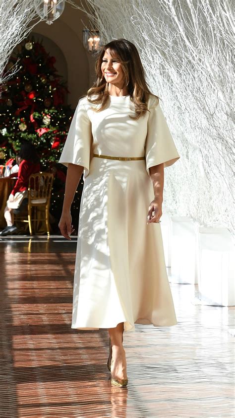 Melania Trump Is A White Christmas Incarnate And More Best Dressed Stars E News