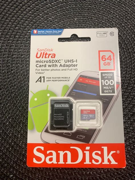 Sandisk Ultra 64 Gb Microsdxc Class 10 Uh 411539973 ᐈ Köp På