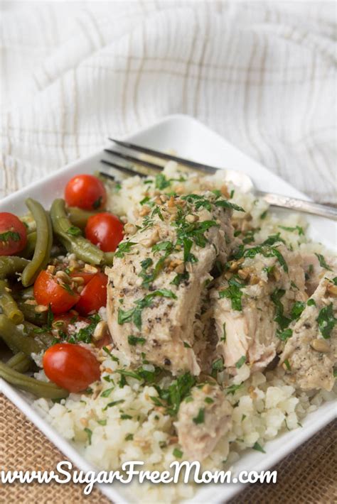 This is an easy slow cooker recipe for chicken thighs in a sauce made with soy sauce, ketchup, and honey. Slow Cooker Tahini Chicken Thighs (Low Carb and Gluten Free)
