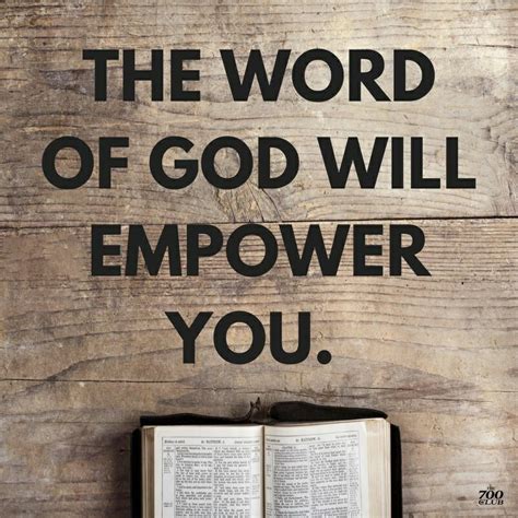 The Word Of God Will Empower You Word Of God Godly Qoutes Words Of