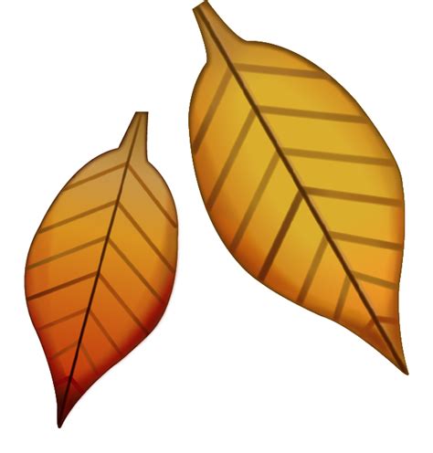 Download Fallen Leaf Emoji Icon File Hd Icon Free Freepngimg