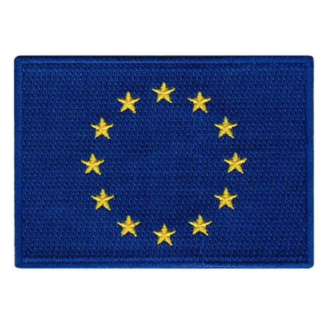 European Union Flag Embroidered Patch