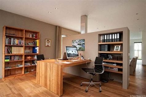 20 Space Saving Office Designs With Functional Work Zones For Two