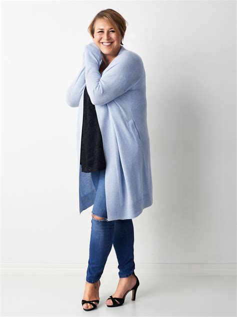 Hannah widell was born on march 7, 1975 (age 46) in sweden. Hannah Widell in Soft Goat's Perfect Cardigan in light blue