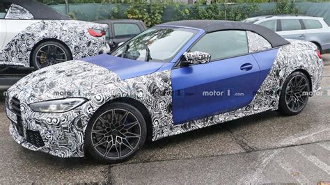 When the details are revealed you scan what you assume are the salient points of the spec and build a mental picture of the sort of car it. 2022 BMW M4 Convertible Spied With Predictably ...