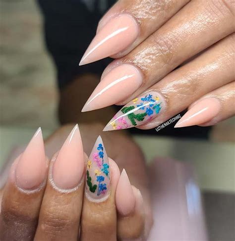 Classy And Cute Short Stiletto Nails Stayglam