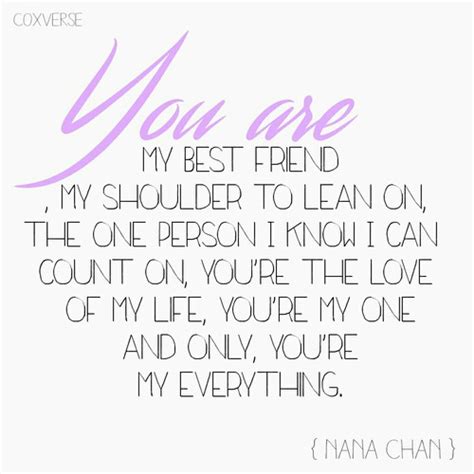 Romantic love quotes for you: you're the love of my life ... Explore 436 shoulder quotes (page 3) by authors including sam levenson, tom stoppard, and angela merkel at brainyquote.