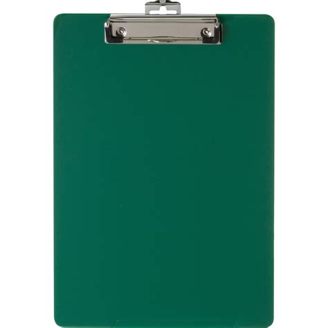 Officemate Recycled Plastic Clipboard Letter Size Green 83063
