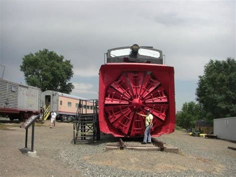 This Is An Engine With A Front Mounted Snow Plow Picture Of Colorado