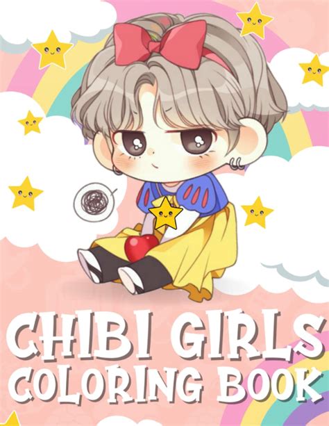 Buy Chibi Girls Coloring Book Kawaii Coloring Book Features Lovable