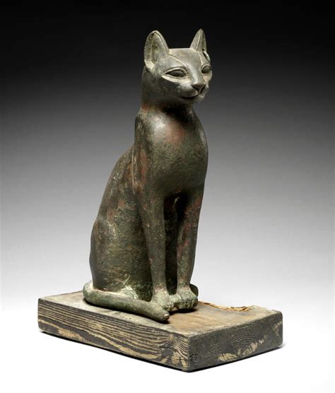 Bonhams An Egyptian Bronze Cat Ancient Egyptian Artifacts Ancient