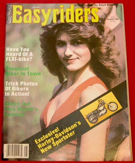 Easyriders Magazine 110 August 1982 David Mann Centerfold New Etsy