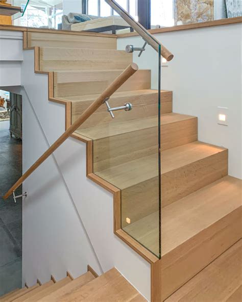 Mrail Modern Stairs Waterfall Closed Rise Stairs