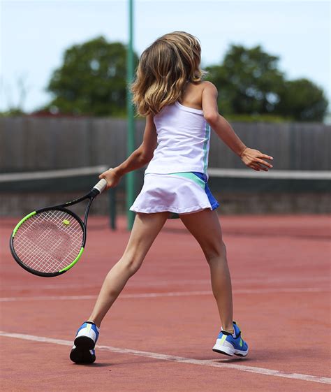 Girls Cool Mint Tennis Skirt Stunning Racer Back By Zoe Alexander
