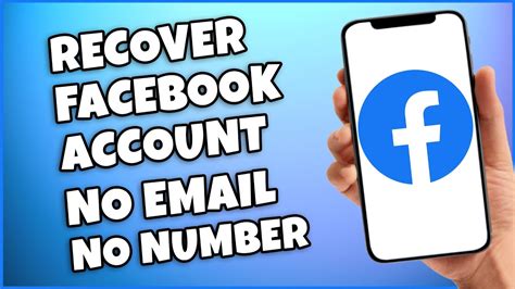 How To Recover Facebook Account Without Email And Phone Number Youtube