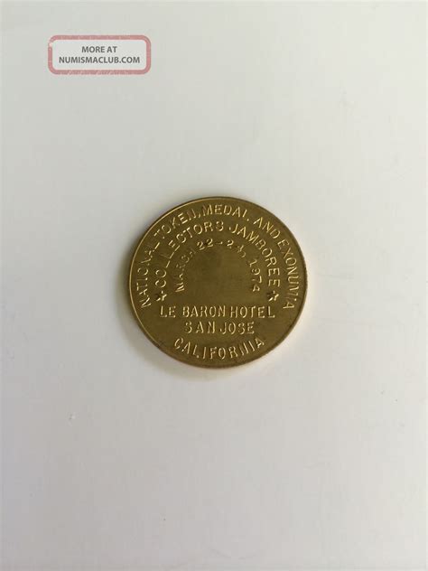 Vintage 1974 National Token Medal And Exonumia Collectors Jamboree