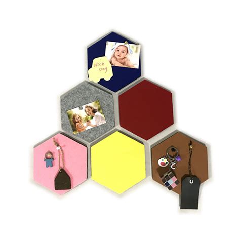 Set 6 Of Hexagon Feltboards Scratch Maps Cork Globes And